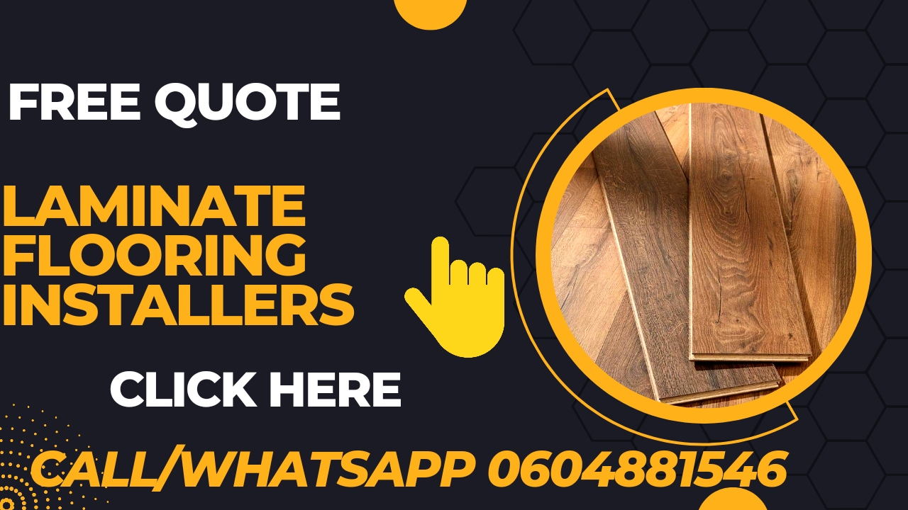 Laminate flooring installation